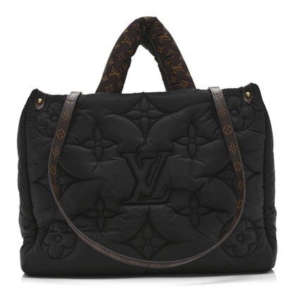 Louis Vuitton Econyl Monogram Pillow Giant Onthego MM Black 1 of 9