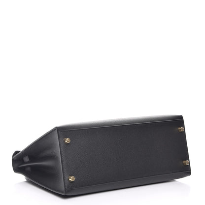 Hermes Epsom Kelly Sellier 28 Black 7 of 30