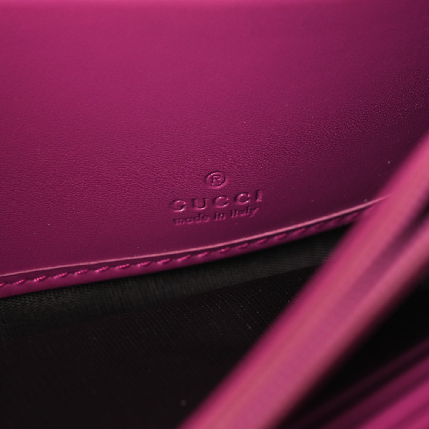 Guccissima Signature Bowy Continental Wallet Peonia Flower