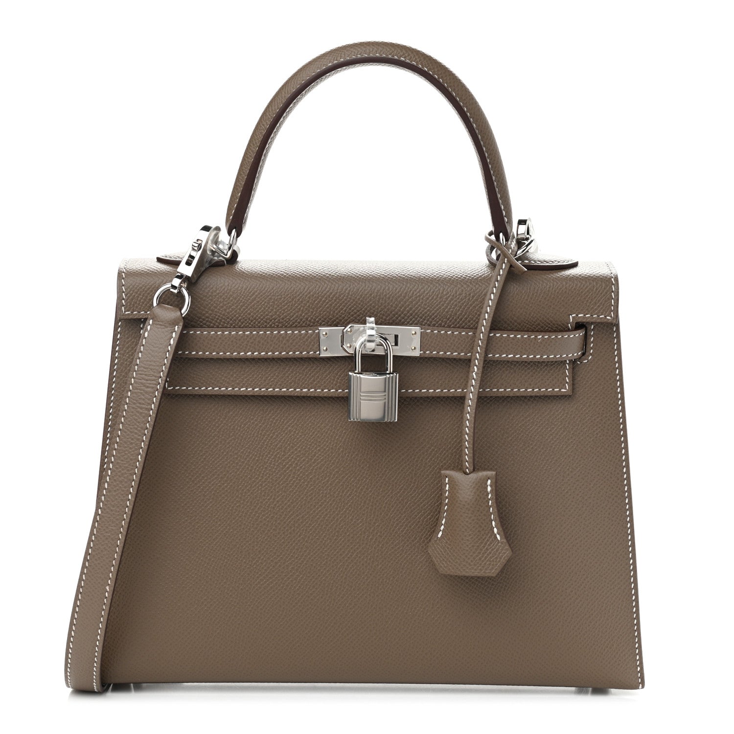 Hermes Epsom Kelly Sellier 25 Etoupe 1 of 11