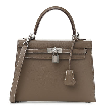 Hermes Epsom Kelly Sellier 25 Etoupe 1 of 11