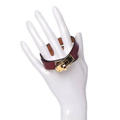 Hermes Box Kelly Double Tour Bracelet Rouge H 2 of 5