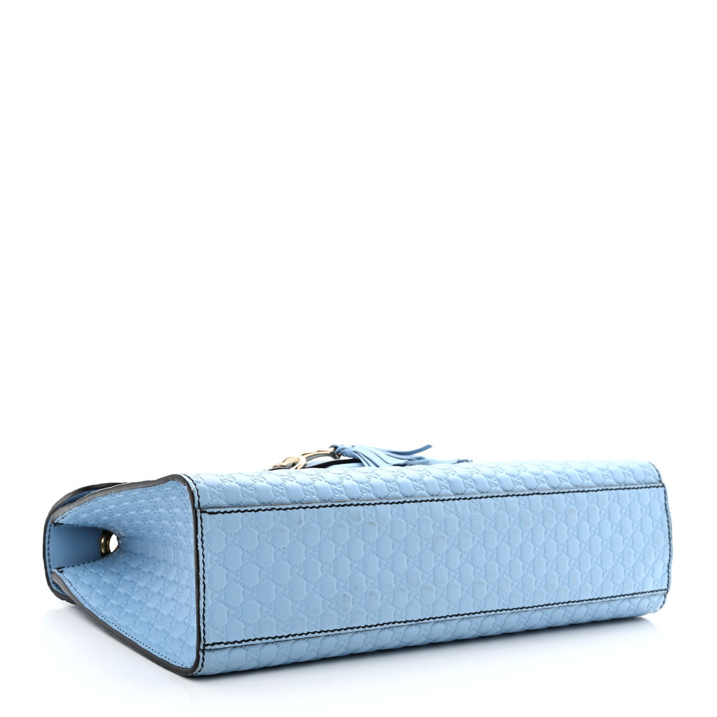 Microguccissima Medium Emily Chain Shoulder Bag Mineral Blue