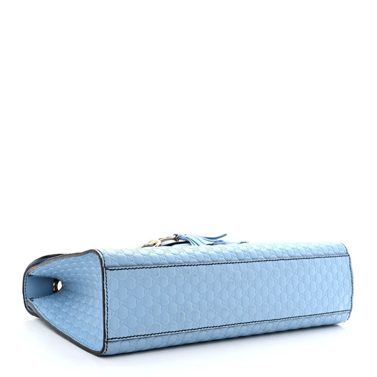 Gucci Microguccissima Medium Emily Chain Shoulder Bag Mineral Blue 4 of 10