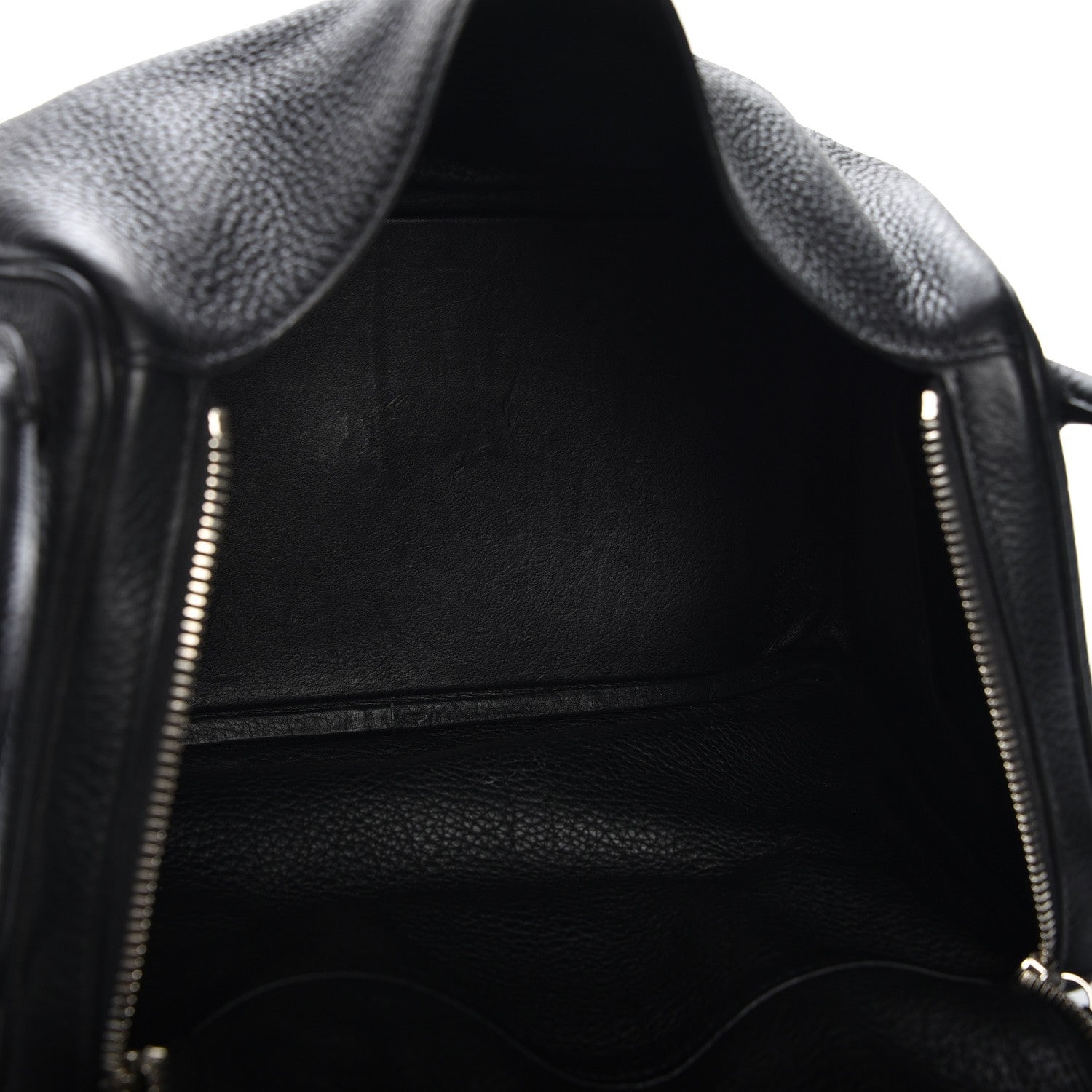 Hermes Taurillon Clemence Lindy 30 Black 5 of 9