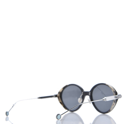 Christian Dior Acetate Umbrage Round Sunglasses Tortoise Black 4 of 8