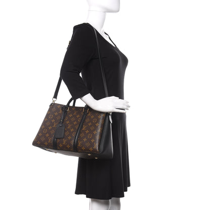 Louis Vuitton Monogram Soufflot MM Black 2 of 9