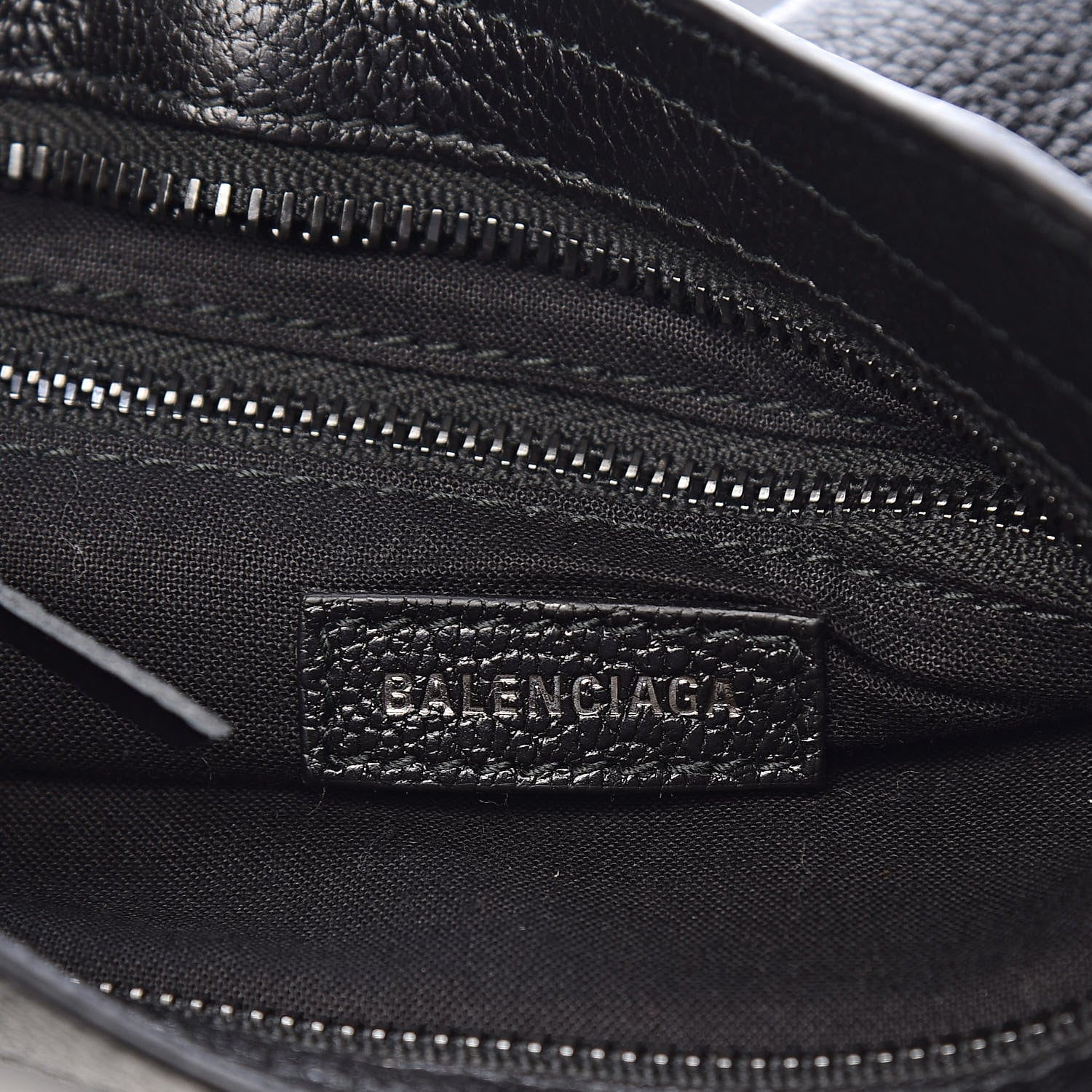 Balenciaga Shiny Goatskin Matte Black Metallic Edge Hardware Mini City Black 6 of 10