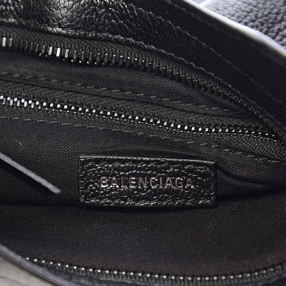 Balenciaga Shiny Goatskin Matte Black Metallic Edge Hardware Mini City Black 6 of 10