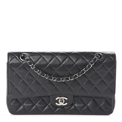 Chanel Caviar Quilted Medium Double Flap Black 1 of 12