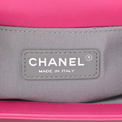 Chanel Velvet Quilted Small Boy Flap Pink 6 of 10