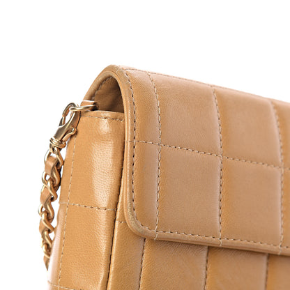 Chanel Lambskin East West Chocolate Bar Flap Beige 11 of 12