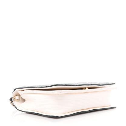 Chanel Lambskin Quilted Book Wallet On Chain WOC Black 4 of 11