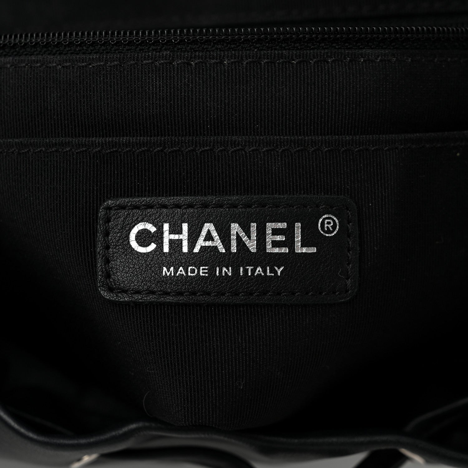 Chanel Calfskin Chevron Quilted Large Urban Spirit Backpack Black 6 of 10