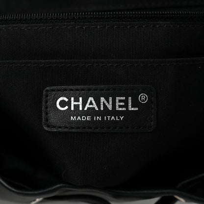 Chanel Calfskin Chevron Quilted Large Urban Spirit Backpack Black 6 of 10