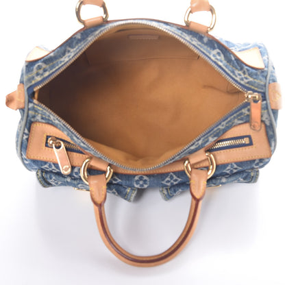 Louis Vuitton Monogram Denim Neo Speedy Blue 5 of 7