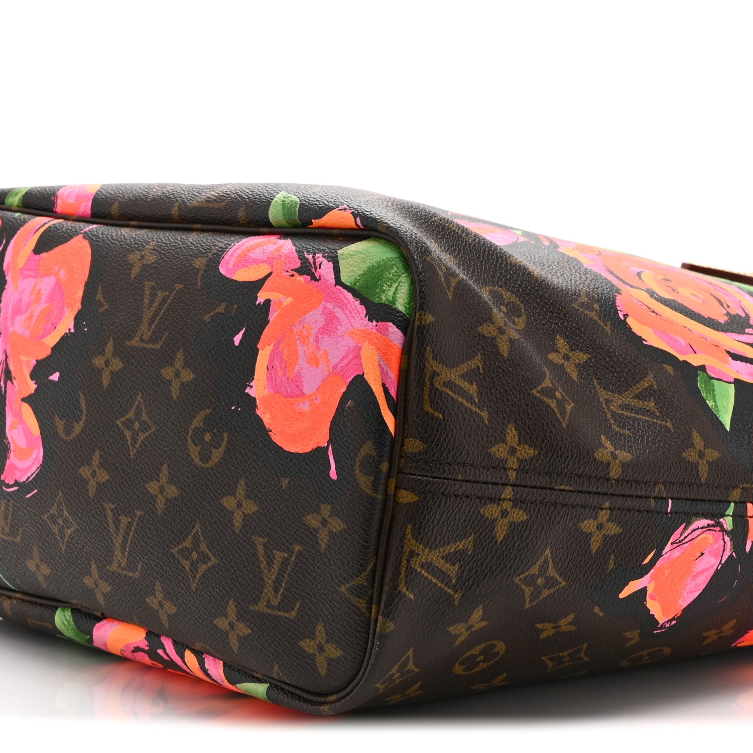 Louis Vuitton Monogram Roses Neverfull MM 10 of 10
