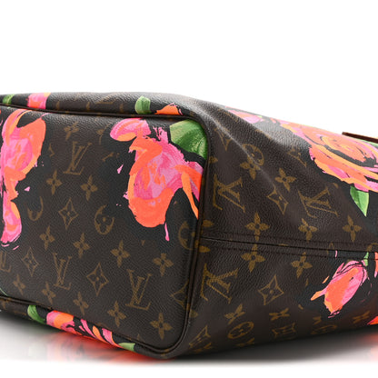 Louis Vuitton Monogram Roses Neverfull MM 10 of 10