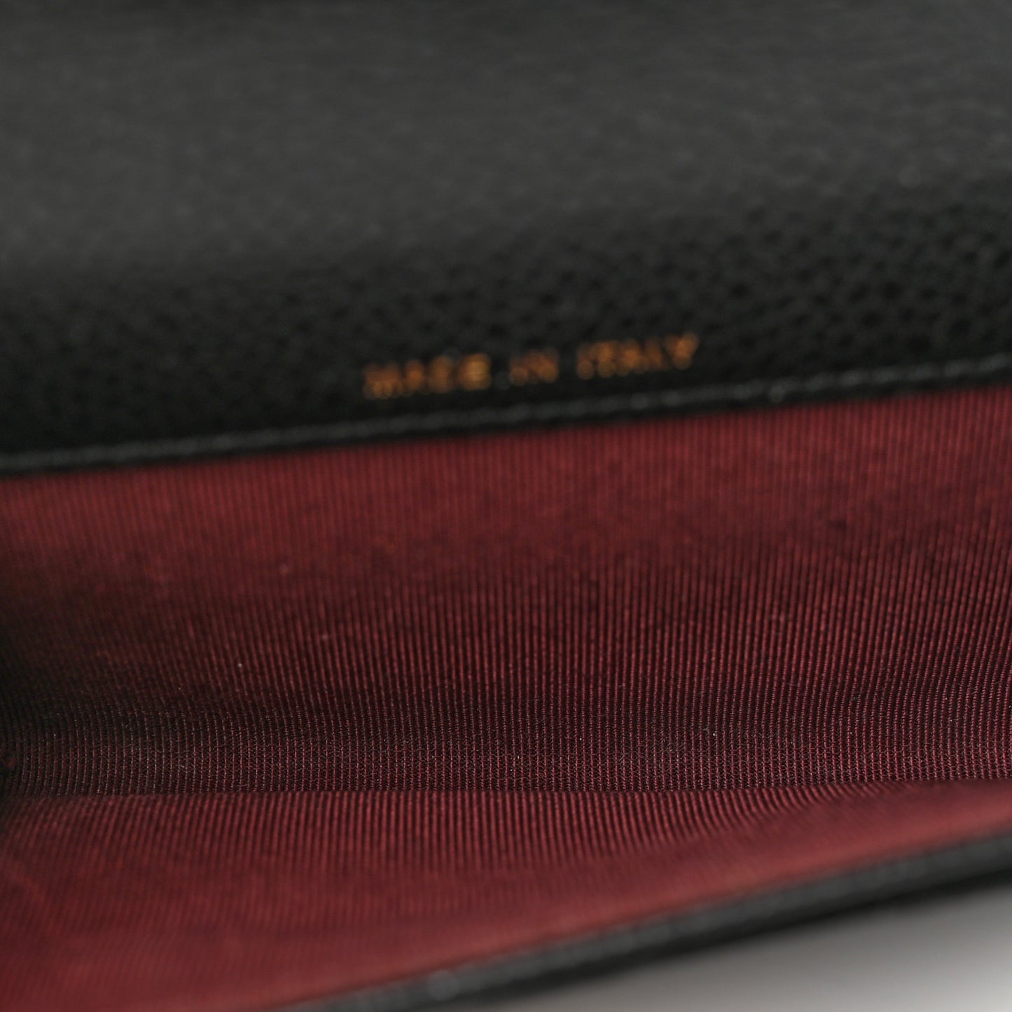 Caviar Quilted Flap Card Holder Black