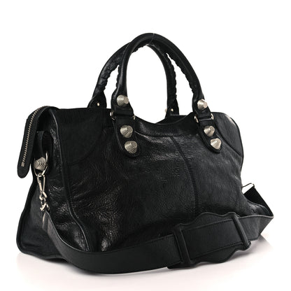 Balenciaga Agneau Giant 21 Silver Hardware Part Time Black 3 of 9