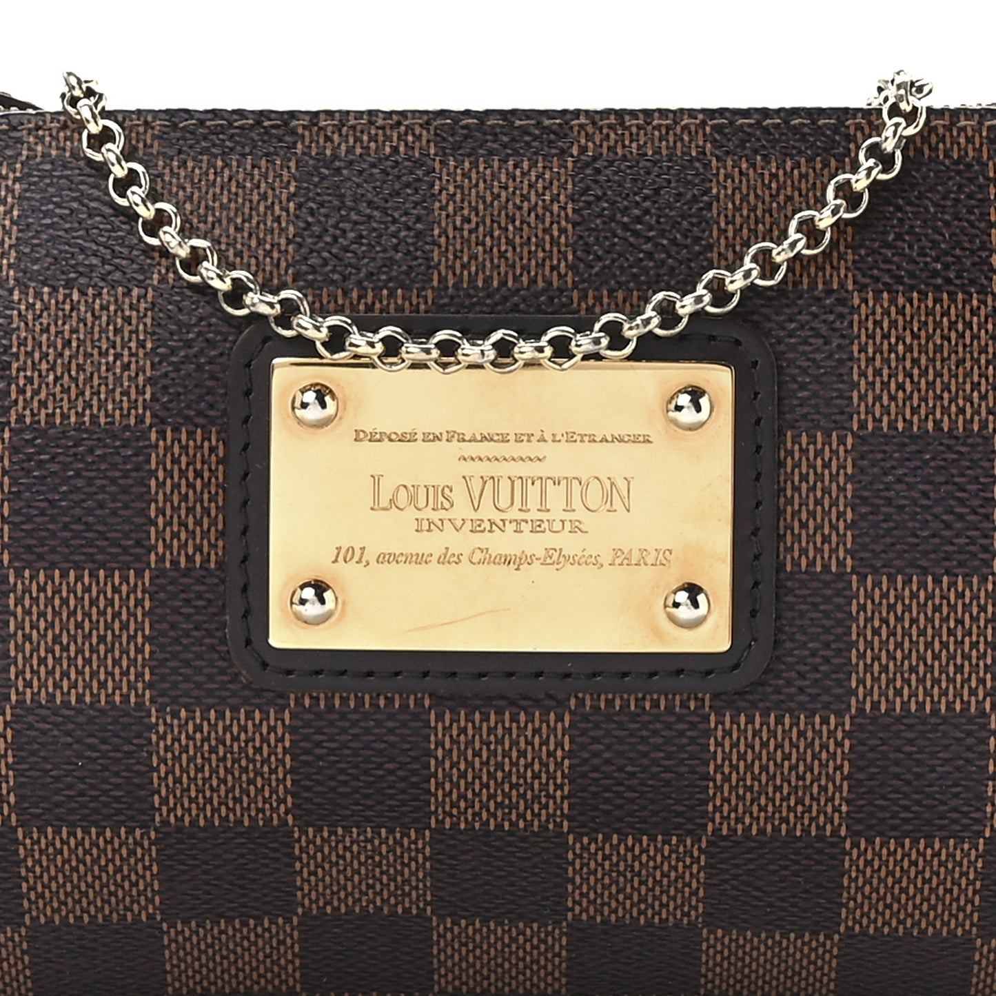 Damier Ebene Eva Clutch