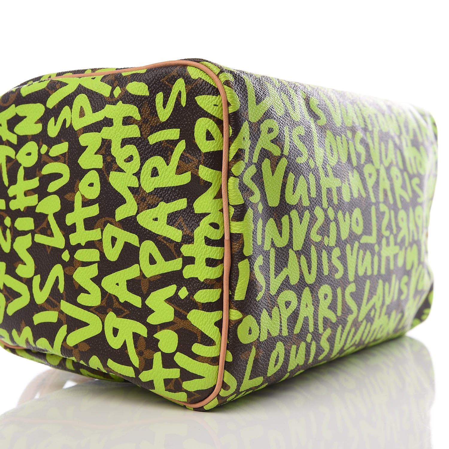 Louis Vuitton Monogram Graffiti Speedy 30 Green 7 of 9
