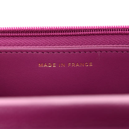 Chanel Caviar Quilted Wallet on Chain WOC Purple 7 of 11