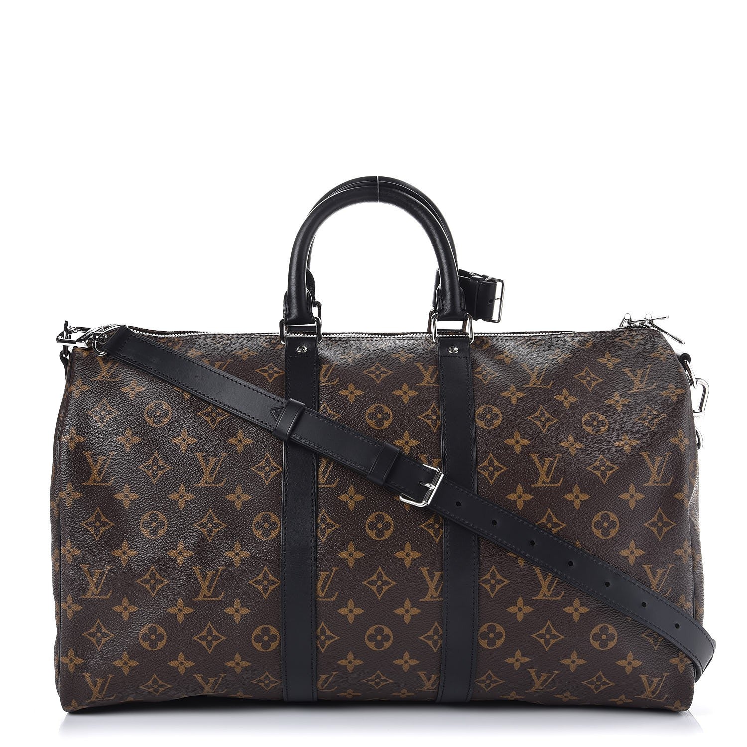 Louis Vuitton Monogram Macassar Keepall Bandouliere 45 1 of 8
