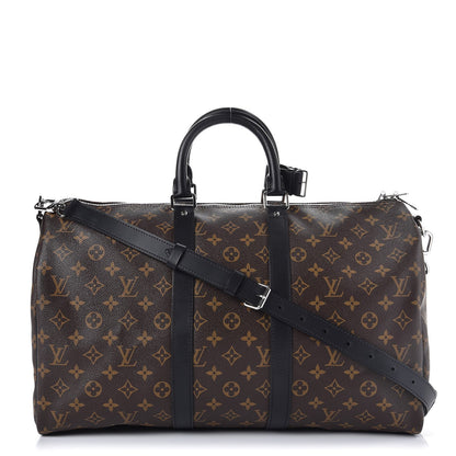 Louis Vuitton Monogram Macassar Keepall Bandouliere 45 1 of 8