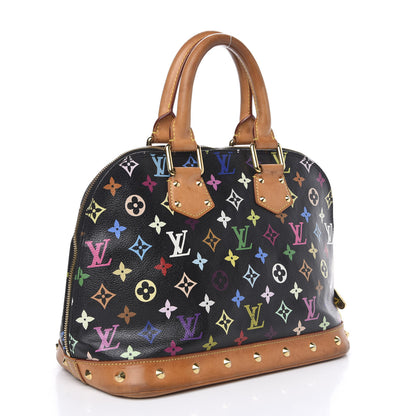 Louis Vuitton Monogram Multicolor Alma Black 2 of 12