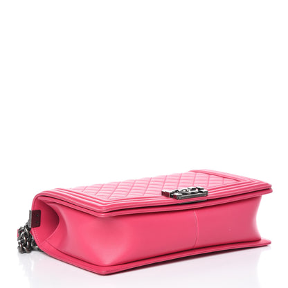 Chanel Lambskin Quilted New Medium Boy Flap Pink 4 of 7