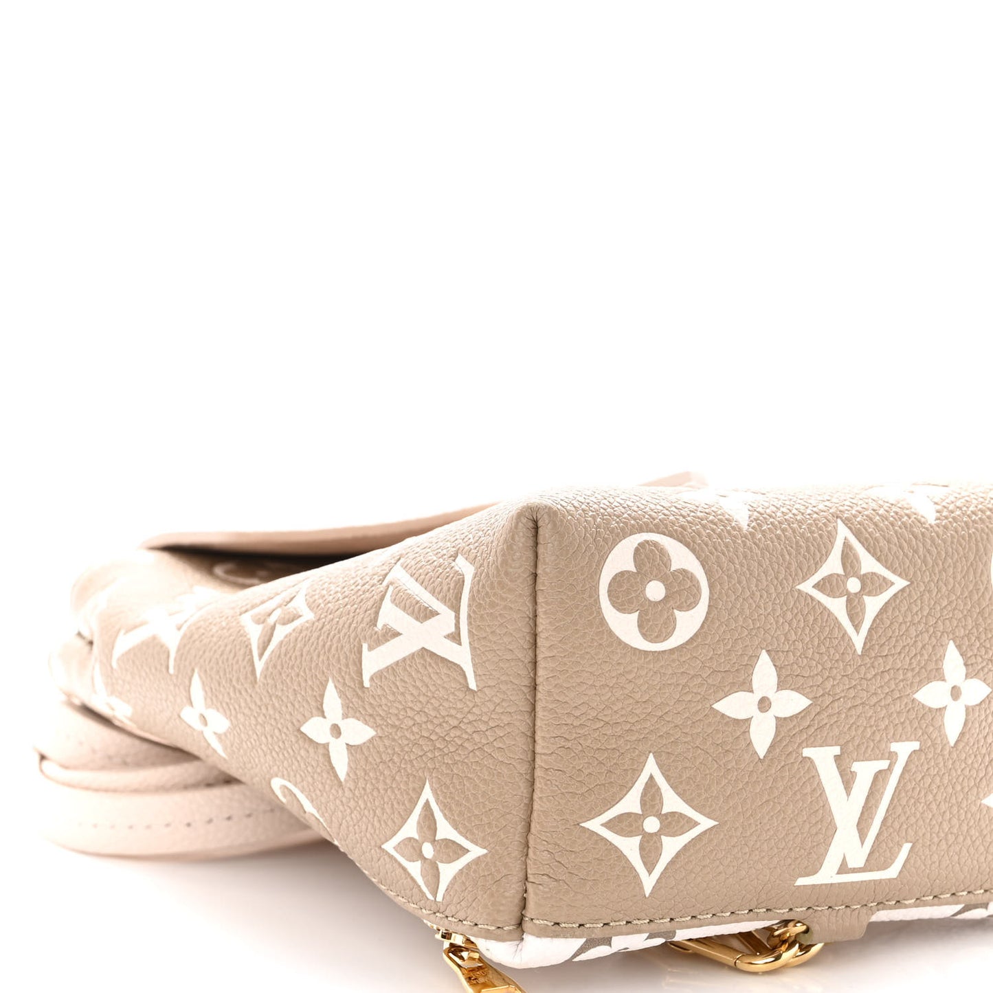 Empreinte Monogram Spring In The City Tiny Backpack Kaki Beige Cream