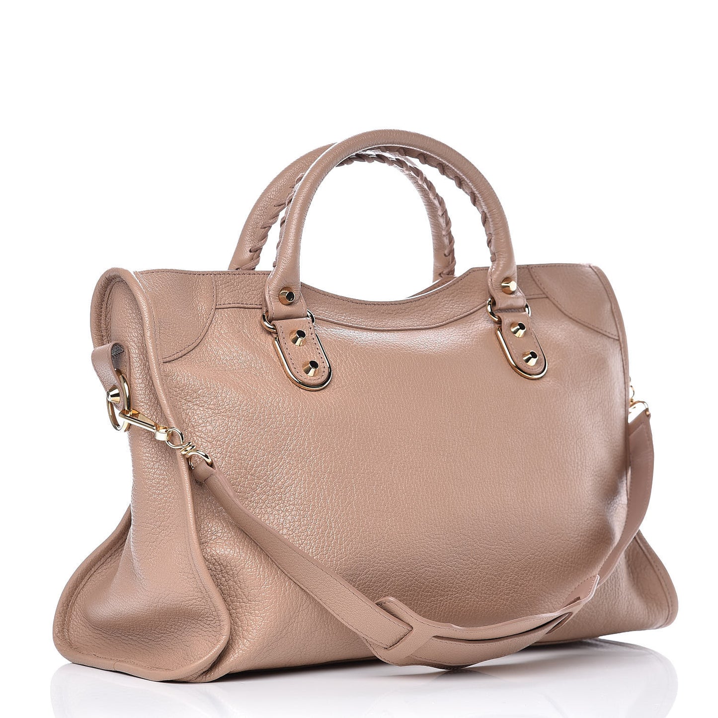 Chevre Gold Metallic Edge Hardware City Rose Des Sables