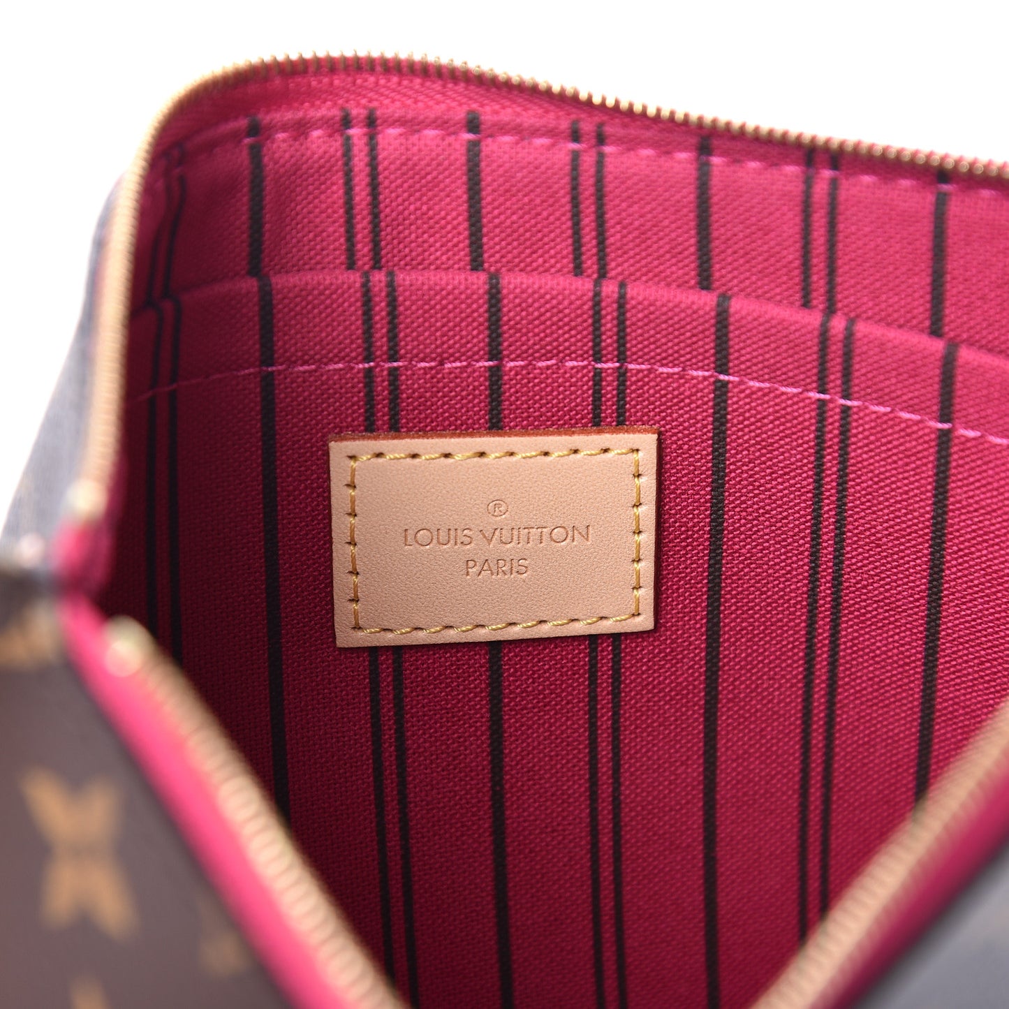 Monogram Neverfull MM GM Pochette Pivoine