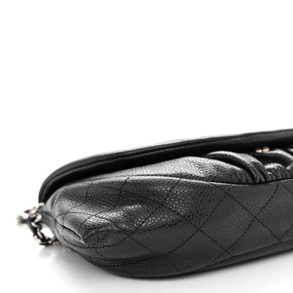 Chanel Caviar Half Moon Wallet On Chain WOC Black 10 of 11