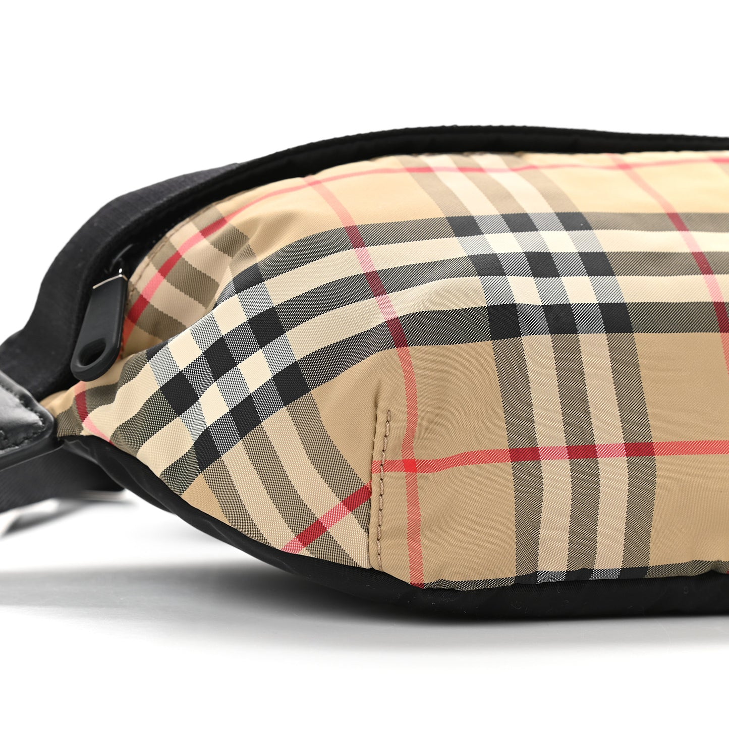 Nylon Vintage Check Sonny Bum Bag Archive Beige Black