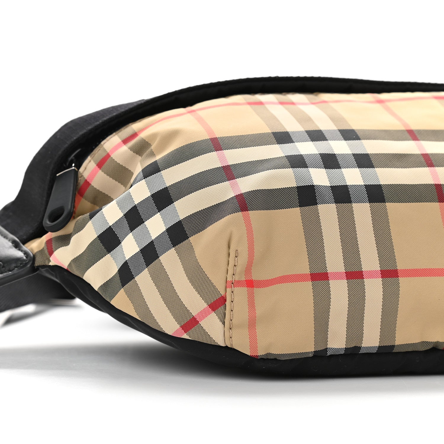 Burberry Nylon Vintage Check Sonny Bum Bag Archive Beige Black 5 of 9