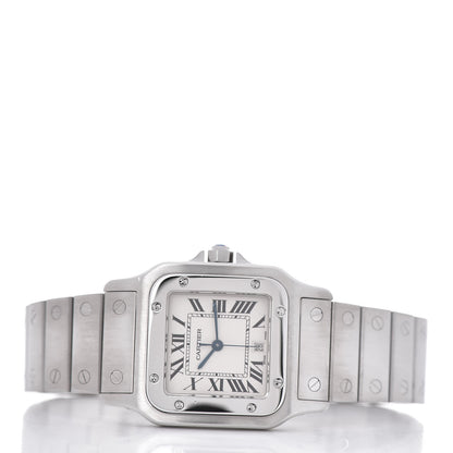 Cartier Stainless Steel 29mm Santos De Galbee Quartz Watch 3 of 5
