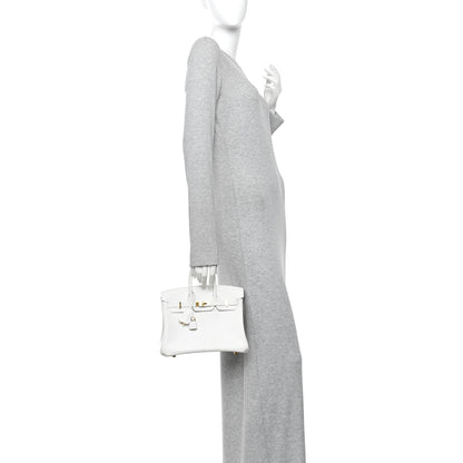 Hermes Swift Birkin 25 New White 2 of 11