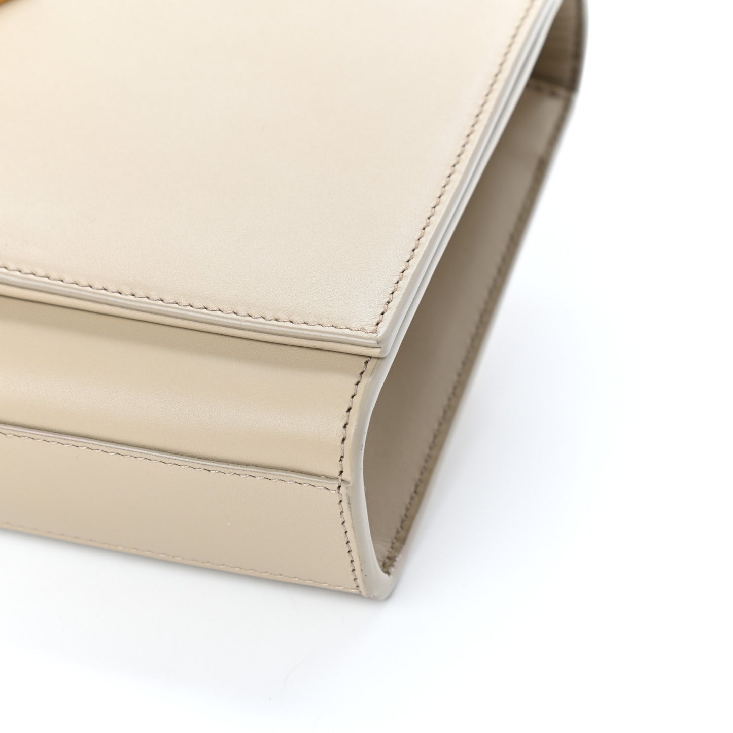 Smooth Calfskin Medium Classic Monogram Kate Tassel Satchel Sea Salt