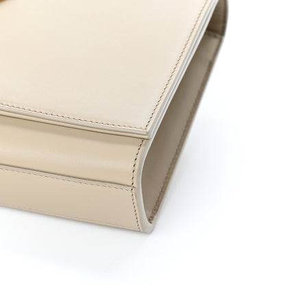 Saint Laurent Smooth Calfskin Medium Classic Monogram Kate Tassel Satchel Sea Salt 8 of 8