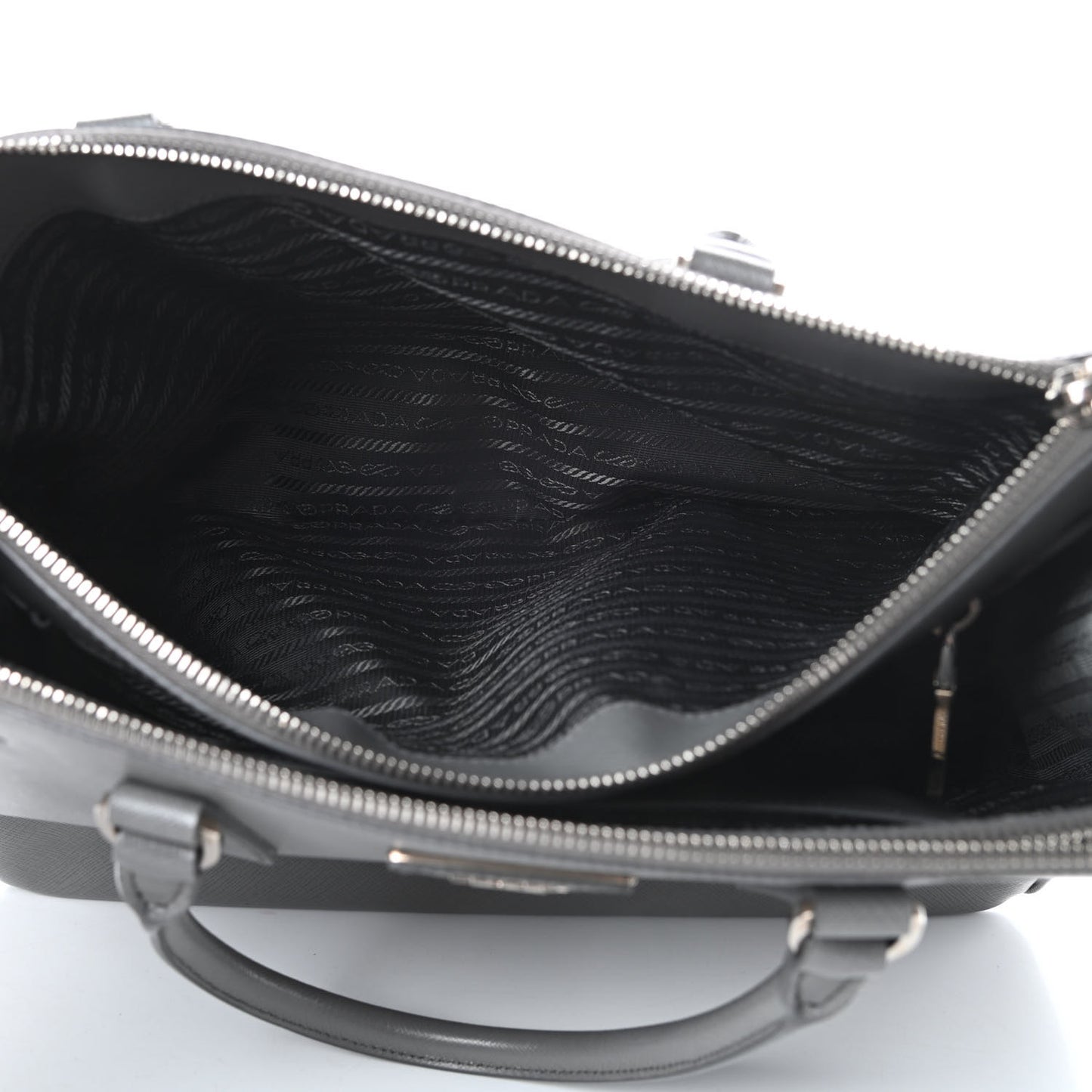 Saffiano Medium Galleria Double Zip Tote Marmo
