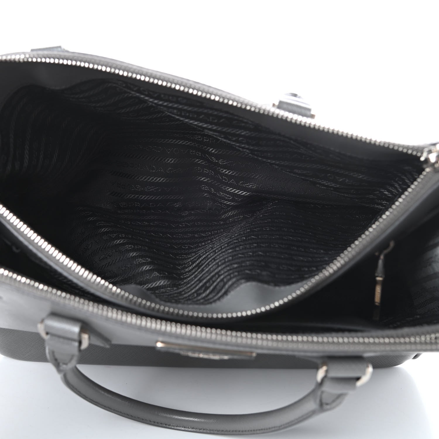 Prada Saffiano Medium Galleria Double Zip Tote Marmo 5 of 19