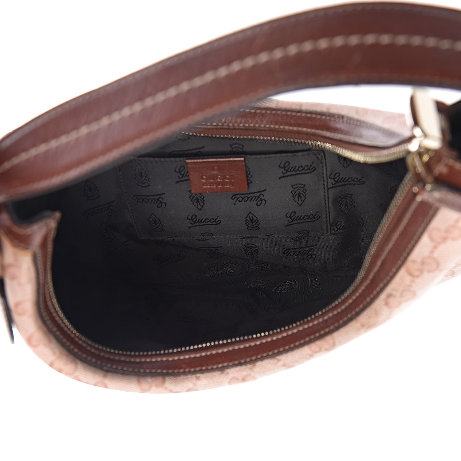 Gucci Crystal Monogram Mini Duchessa Hobo Pink 5 of 10