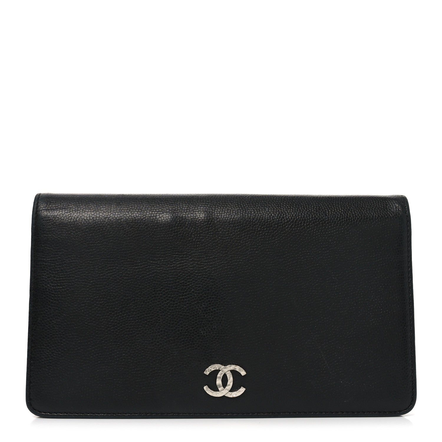 Chanel Caviar Sevruga Yen Wallet Black 1 of 9