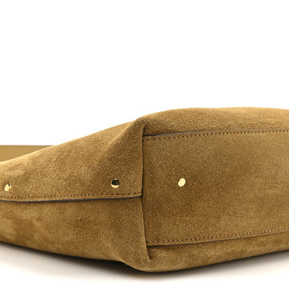 Chloe Suede Calfskin Small Marcie Hobo Bag Gold Khaki 9 of 9
