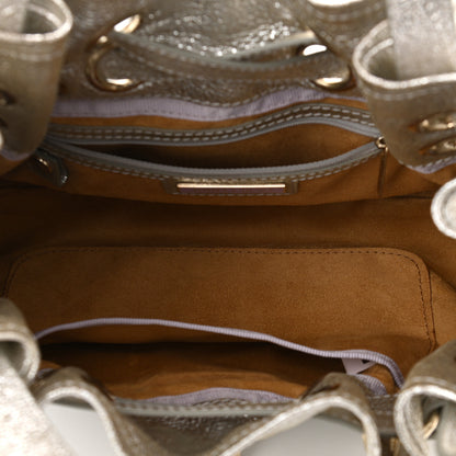 Jimmy Choo Metallic Calfskin Riki Bag Silver 5 of 11