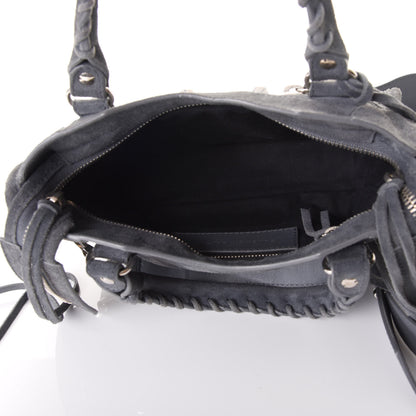 Balenciaga Baby Daim Suede Marble Hardware Mini City Grey 4 of 9