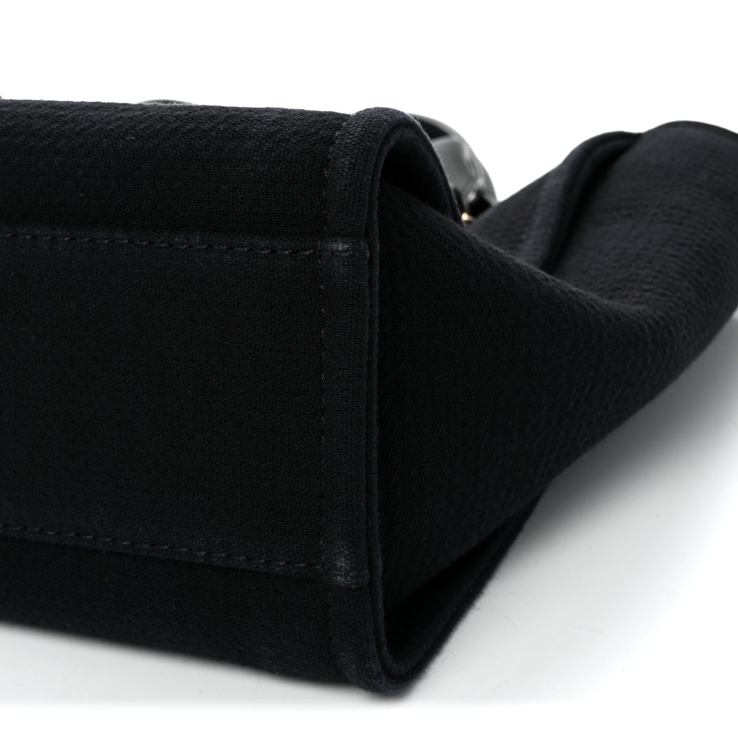 Mixed Fibers Small Deauville Tote Black