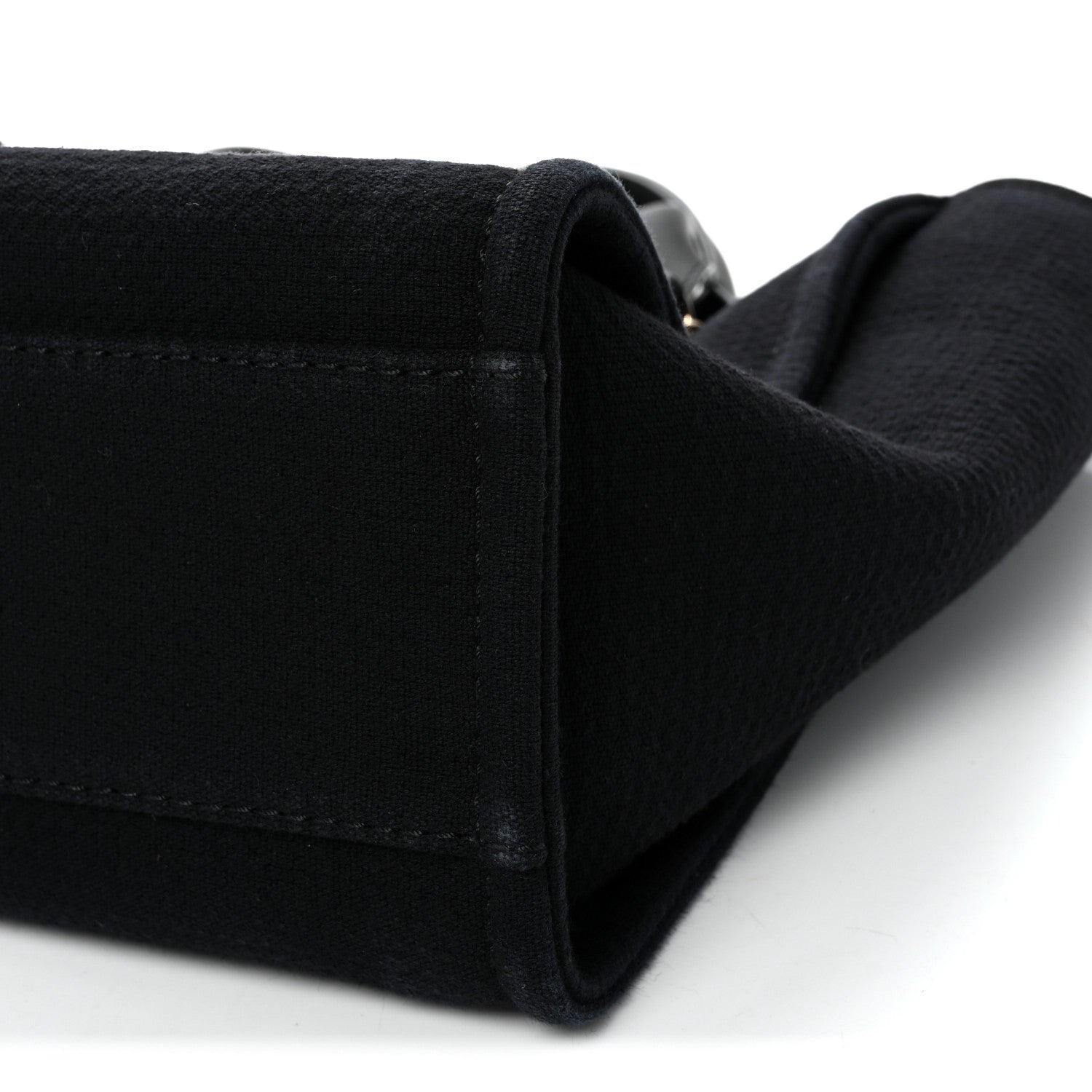 Chanel Mixed Fibers Small Deauville Tote Black 11 of 11